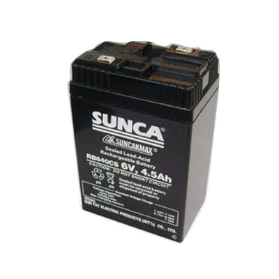 Picture of Sunca 6V 4.5Ah Sealed Lead-Acid Rechargeable Battery For Fan,Ups, Toys, Solar Etc Black