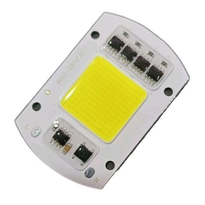 Picture of 50W 220V Led Cob Chip With Integrated Smart Ic Driver And With Heat Transferable Paste To Fix On Heat Sink (Cool White) White