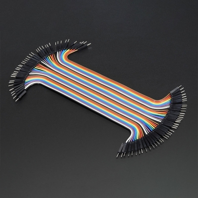 Picture of Jumper Wires Male to Male 20cm, 20 Pieces Multicolor