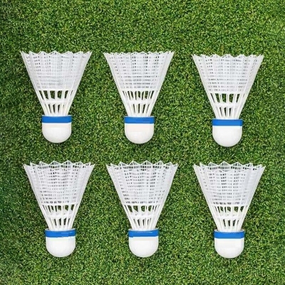 Picture of Smash 500 Plastic Badminton Shuttlecocks Cork 6Ps Cock 