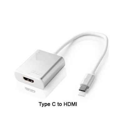Picture of USB Type C To HDMI Converter Adapter White