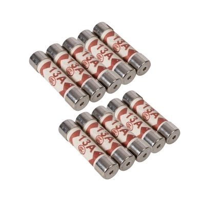 Picture of Fuse 13A 250V Ceramic 6x25mm Cartridge Fast Blow Tube 10 Ps Multicolor