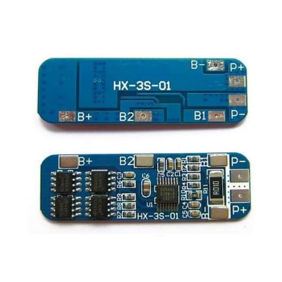 Picture of BMS 3S 10A 12V 18650 Lithium Battery Charger Protection Module (12V 18650 10A BMS Charger Li-ion Lithium Battery Protection Board Circuit Board 10.8V 11.1V 12.6V Electric Multicolor