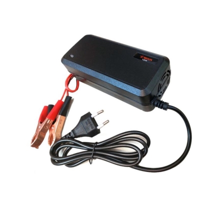 Picture of Dc 12V 5A Mini Smart Fast Battery Charger With Cooling Fan Black