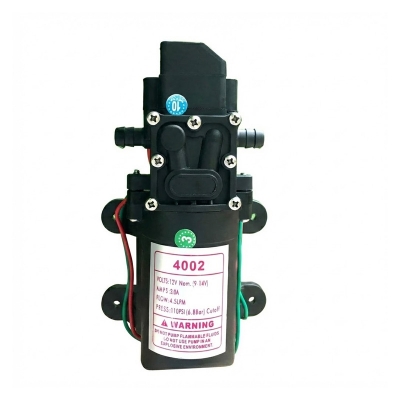 Picture of 12V DC Fresh Water Pump 12 Volt Diaphragm Pump Self Priming Sprayer Pump with Pressure Switch 4.5 L/Min 1.2 GPM 110 PSI Adjustable for RV Camper Marine Boat Lawn Black,300 gm