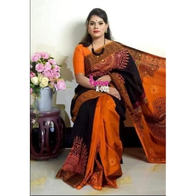 Picture of Half Silk Saree For Women