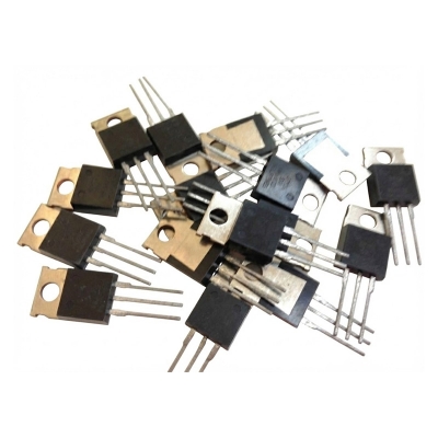 Picture of 2 Pcs- BT136 BT136-600D TRIAC 4A 600V Three Terminal 3 Pin Leads TO-220 Electronics Components Parts Black