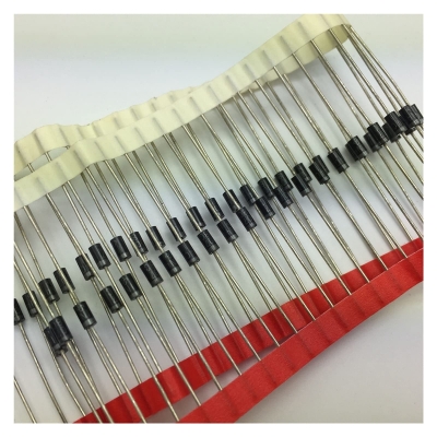 Picture of Generic 100Pcs 1N4007 In4007 4007 Mic 1A 1000V Do-41 Rectifier Diode Black