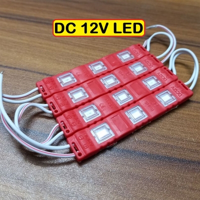 Picture of 12V LED Strips Waterproof 5630/5730 LED SMD Injection Module Red - 4 Module Red
