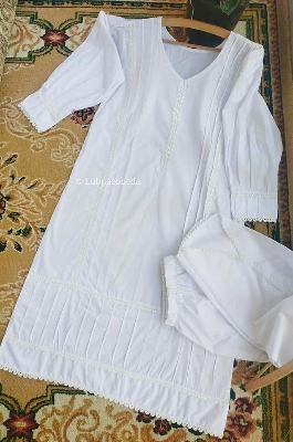 Picture of Westrn Fashion Ladis Stitch Kameez and pant Duble Gorgette  style Kurti  dress for women - Red