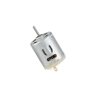Picture of Rs 385 DC Motor 6 volt High Power for Blower/Hot Air Gun/Small Electric Drill Motor Silver