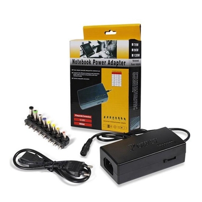 Picture of Universal Laptop Charger Power Adapter 12/15/16/18/19/20/24V 5 Ah Black