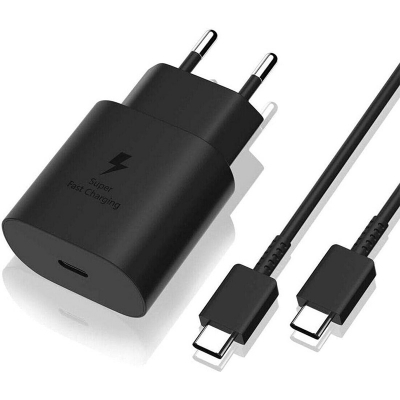Picture of Samsung 25 Watt Super fast charger with C to C cable - Black 