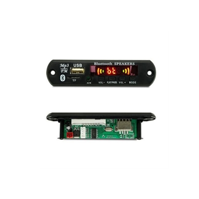 Picture of Electronic Spices Bluetooth MP3 Decoding Board Module with/USB/FM/AUX/TF Card and Remote Control Black