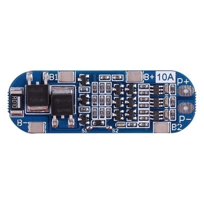 Picture of 3S 12V 18650 Li-ion Lithium Battery BMS PCB Protection Board 11.1V 12.6V with Balanced Circuit Over Charge Discharge Over Current Protection(10-13A) Multicolor