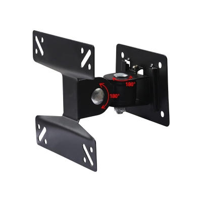 Picture of Universal TV Wall Mount Swivel Tilt 180 Degrees PC Monitor TV Bracket 14 - 24 Inch Black