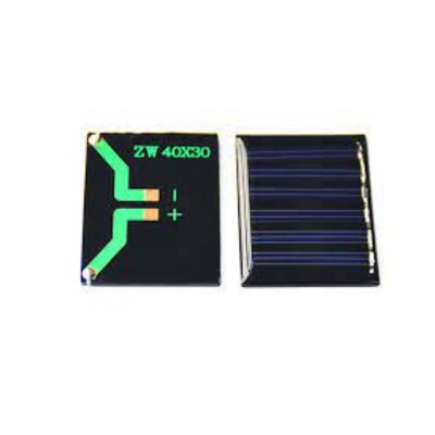 Picture of mini small power solar panel 3.7v 80mah Black