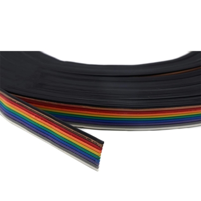 Picture of Electronic Spices Multicolor Flat Ribbon Cable 10 Colour wire 2 METER 