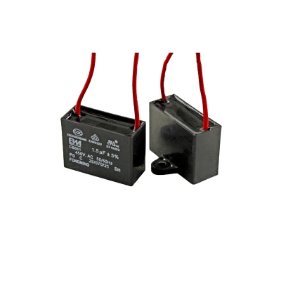 Picture of 450V 1.5uF CBB61 Terminal Ceiling Fan Motor Run Rectangular Capacitor 