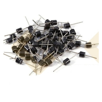 Picture of 10 PCS/LOT 10A10 10 Amp 1000V 10A 1KV Axial Rectifier Diode Black