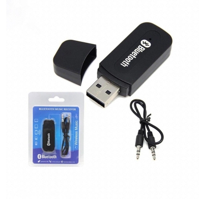 Picture of [Open Shopping] Portable usb bluetooth Stereo Music receiver - Bluetooth Speaker - Bluetooth Speaker Black