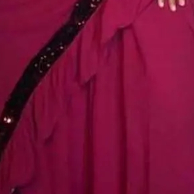 Picture of Readymade Western Saree summer fashion Red Color Tops and Skirt Saree, Women dress sense of niche temperament Dress for Girls - Red