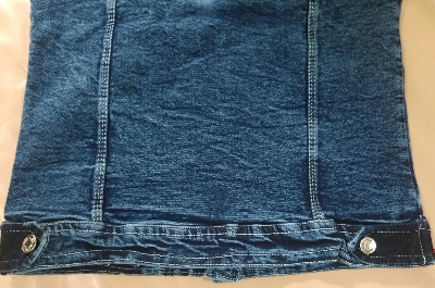 Picture of Women Fashionable Blue Color trending Jeans Jacket - Denim Jacket - Blue