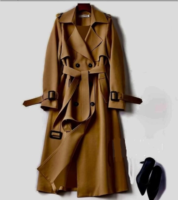 Picture of Women Fashionable Winter fur overcoat Brown Color trending best quality china winter fabric Jackets Coats for women - Brown