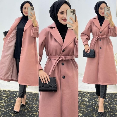 Picture of Women Fashionable Winter fur overcoat Brown Color trending best quality china winter fabric Jackets Coats for women - Brown