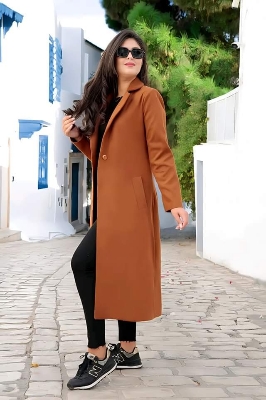 Picture of Women Fashionable Winter fur overcoat Tama Color trending best quality china winter fabric Jackets Coats for women - Tama