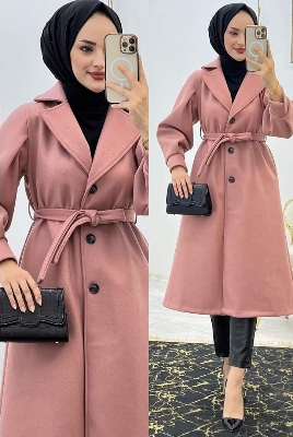 Picture of Women Fashionable Winter fur overcoat Skin Color trending best quality china winter fabric Jackets Coats for women - Skin