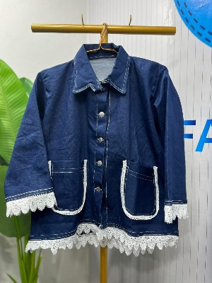 Picture of Women Fashionable Brand new winter jacket Material-Gins Fabric  – সুপার সফট, ওয়ার্ম & প্রিমিয়াম লুক for women - Blue