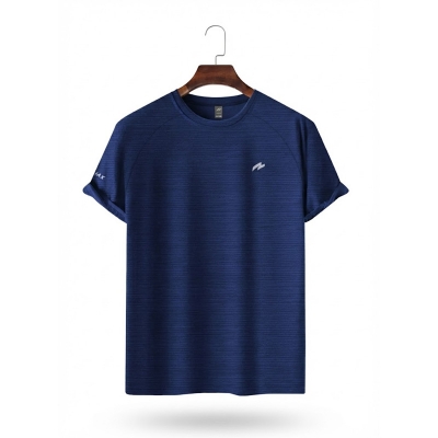 Picture of ZAiAX ELITE SPACE DYED BLUE TSHIRT - SELTBLU 