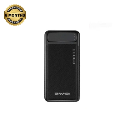 Picture of Awei P6K 20000mAh Double USB Output Power Bank - Black