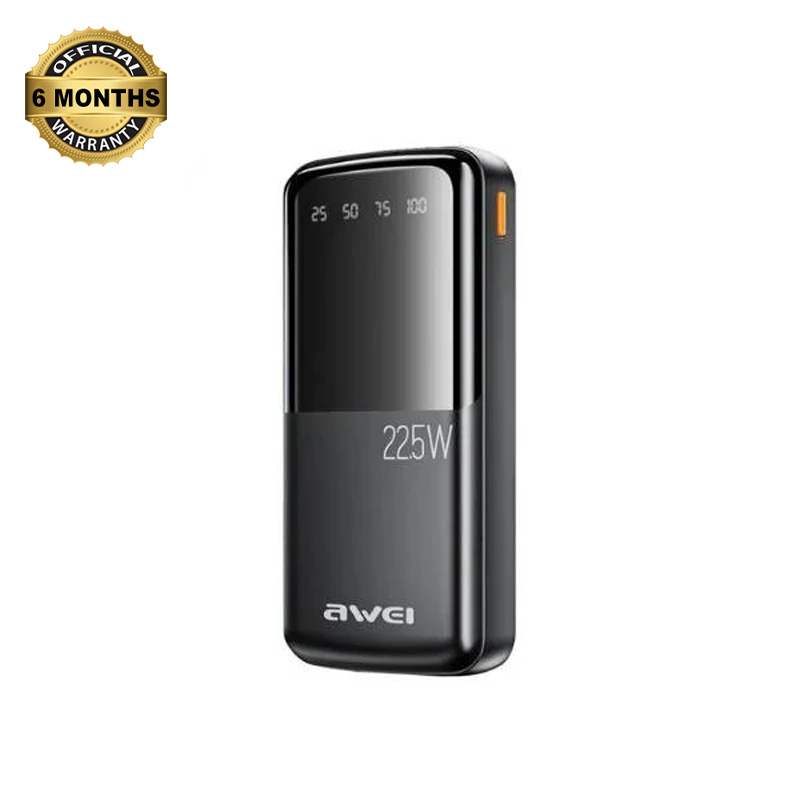Picture of Awei P13K 22.5W PD Powerbank 20000mAh Fast Charging - Black