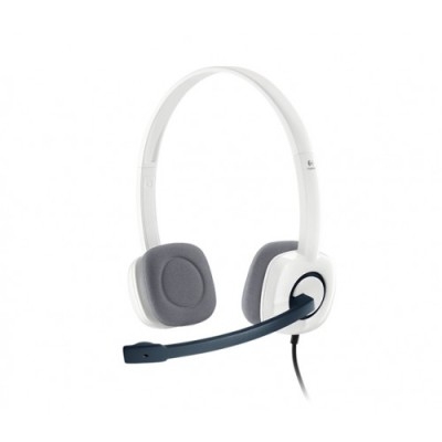 Picture of Logitech H150 Stereo Headset with Dual 3.5 mm Jack, Noise-Cancelling Mic, Blue, 1Y (981- 000454)