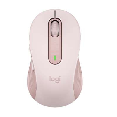 Picture of Logitech Signature M650 Silent, Wireless and Bluetooth Mouse, Rose, 1Y (910-006263)