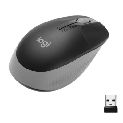 Picture of Logitech M190 Full size Wireless Mouse, Gray, 1Y (910-005913)