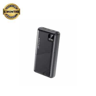 Picture of Awei PA-37 22.5W PD 20000mAh Fast Charging Digital Display Power Bank - Black