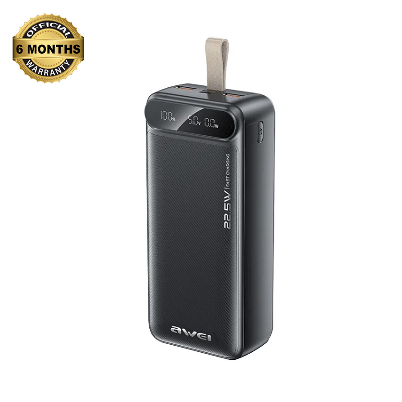 Picture of AWEI PA-12 30000mAh Fast Charging Power Bank - Black