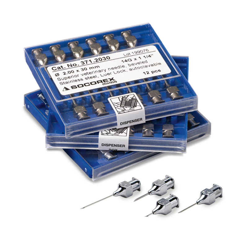 Picture of Steel Animal Injector Syringe Needle (1 box × 12p)