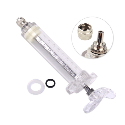 Picture of Adjustable Syringe – 20ml + Steel Animal Injector Syringe Needle (1 Box × 12 pcs)