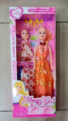 Picture of 2 inew  1 baby barbie doll princess doll charming Hannah montan mother and baby doll