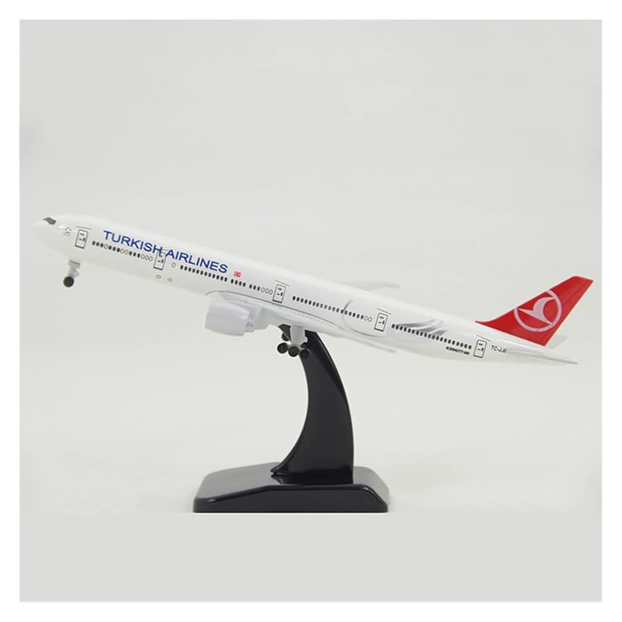Picture of 20CM Turkish Airlines Boeing 777 Airplane model Turkey 16CM
