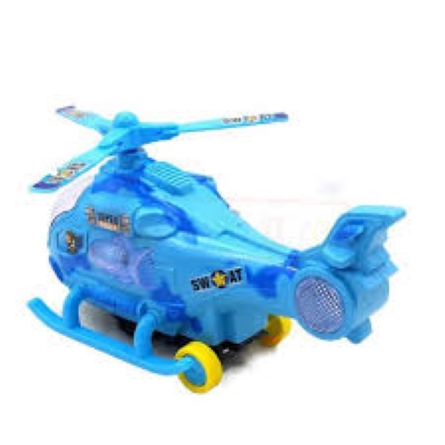 Picture of 3D and lighting bettary control with music  helicopter for kids Aseenaa Musical And 3D Led Lights Helicopter Toy For Boys Girls360 Degree Rotation Aeroplan Vehicle Toys For 2-5 Years