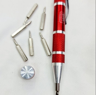 Picture of 8-in-1 precision pocket screwdriver Magnetic 5in1 Pentalobe Screwdriver Repair Tool Set.