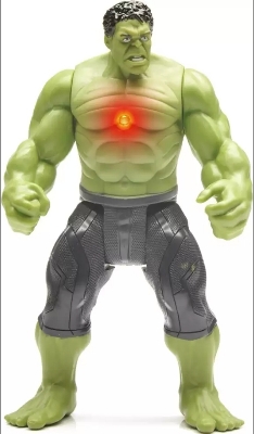 Picture of Action Super Hero New Design Avengers HULK 4 PVC Series Marvel Figure Model Toy With Lighting For Kids