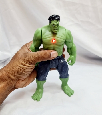 Picture of Action Super Hero New Design Avengers HULK 4 PVC Series Marvel Figure Model Toy With Lighting For Kids