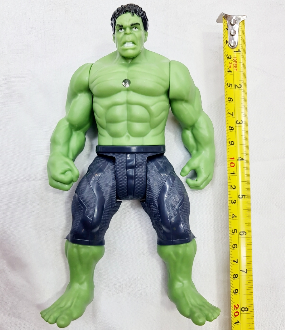 Picture of Action Super Hero New Design Avengers HULK 4 PVC Series Marvel Figure Model Toy With Lighting For Kids