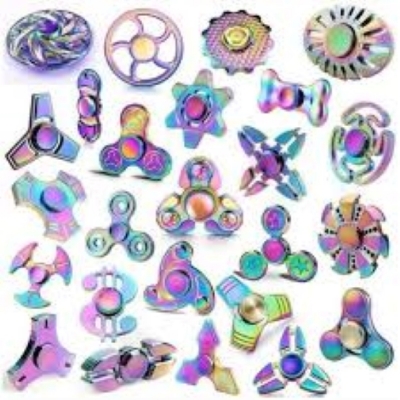 Picture of Alloy Fingertip Spinner Toy Creative Anti Anxiety Gift Fidget Spinner Chain Toys For Children Fidget Spinner Stress Reduce Dice model Antique FidgetSpinner rToy